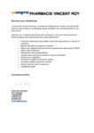 Service Résidence vincent roy
