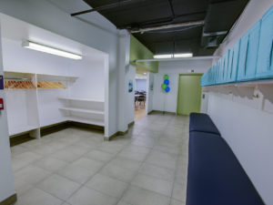 Vestiaire d'accueil